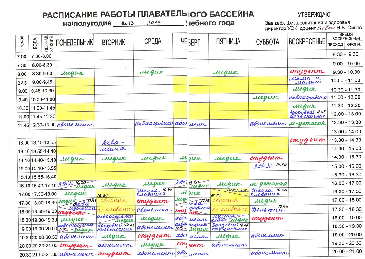 raspisanie sektsii bassein2013